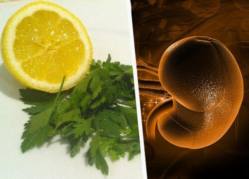 パセリとレモンを使った腎臓のデトックス法