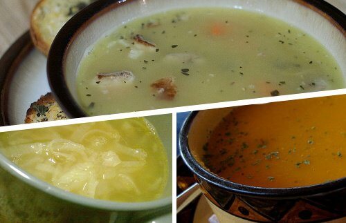 風邪を予防するスープ４種