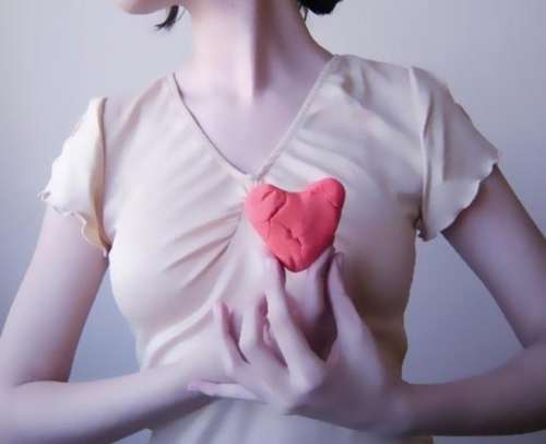 女性の心臓