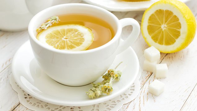 レモンの皮のお茶