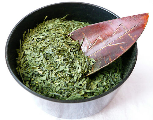 緑茶の葉