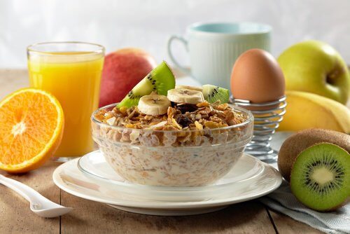 健康的な朝食