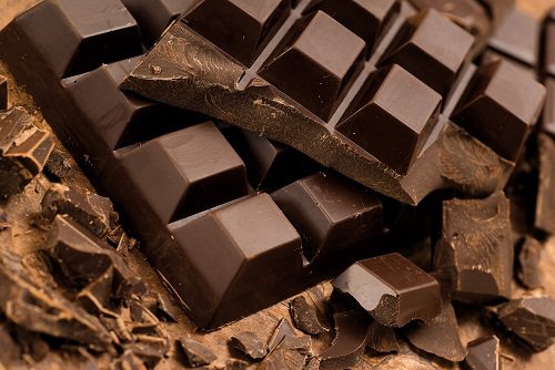 砕いたチョコレート
