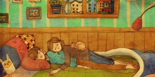 Couple-sleeping-together