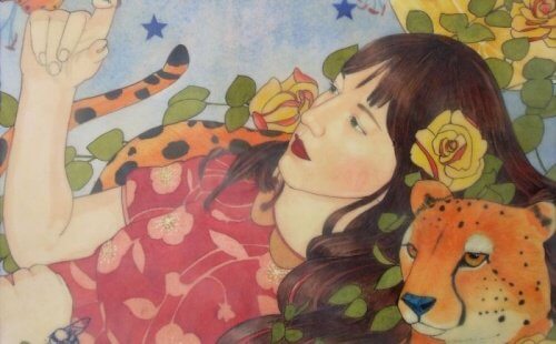 2-woman-and-tiger