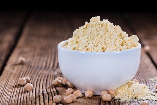 傷跡を目立たなくするひよこ豆粉