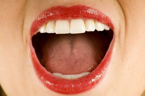 up-close mouth