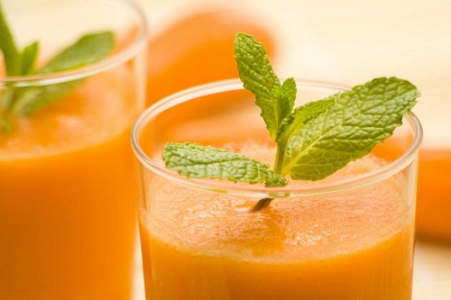 Carrot and apple juice