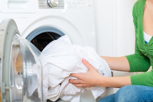 Loading washing machine