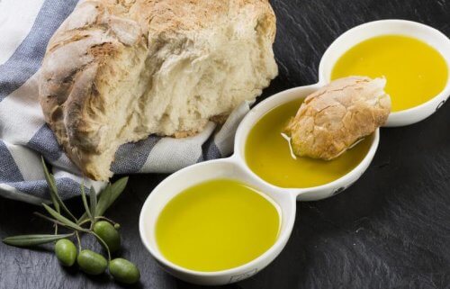 Bread and olive oil
