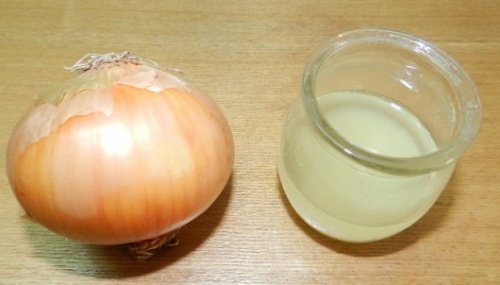 玉ねぎとレモン汁