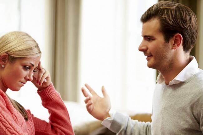 couple arguing