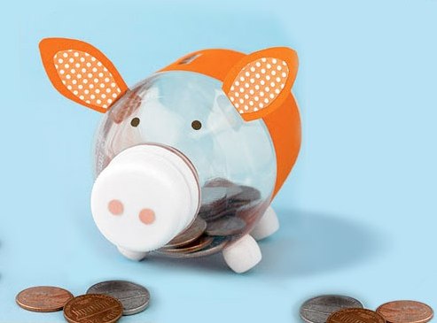 ペットボトル貯金箱