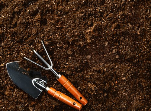 soil and tools
