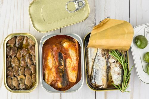 缶詰めの食品