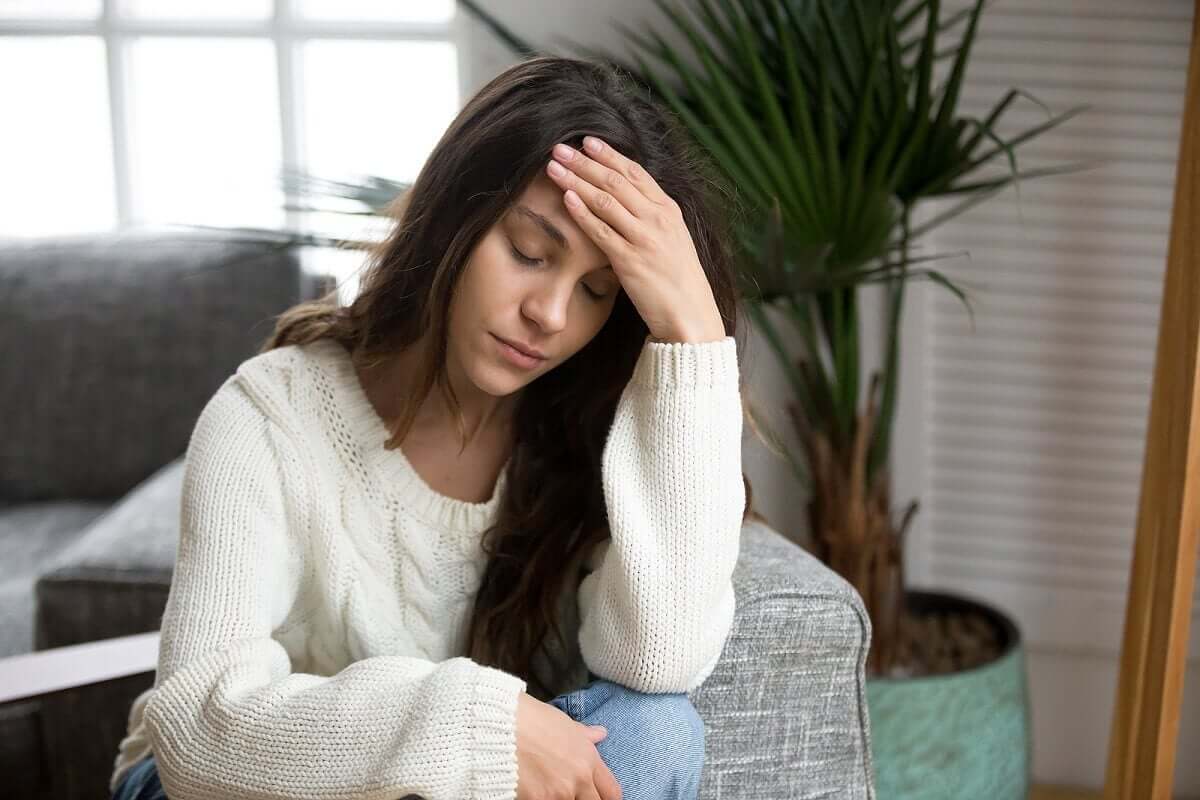 不安な女性