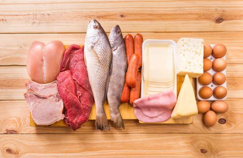 お肉、魚、チーズなど