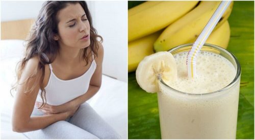 胃潰瘍の痛みを軽減するバナナとジャガイモのスムージー