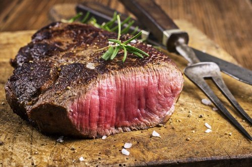 牛肉のステーキ