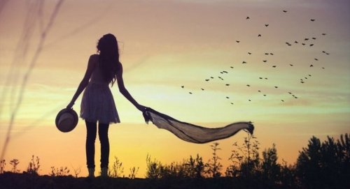 夕日と女 罪悪感 過去