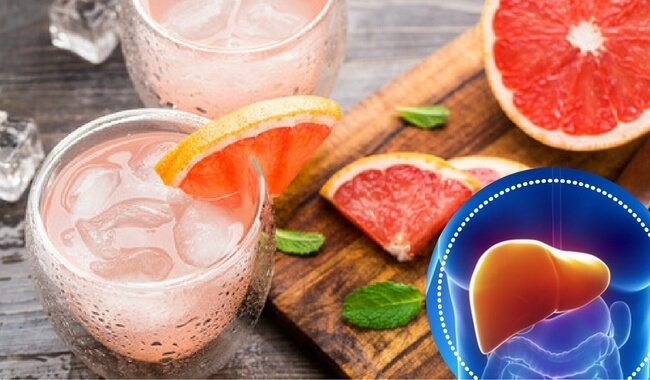 グレープフルーツジュース、肝臓
