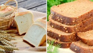白いパンと全粒粉のパン、どちらが良い?