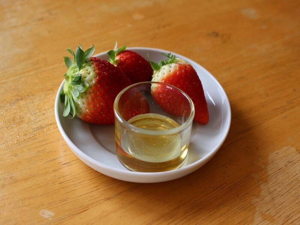 いちごとオリーブオイル