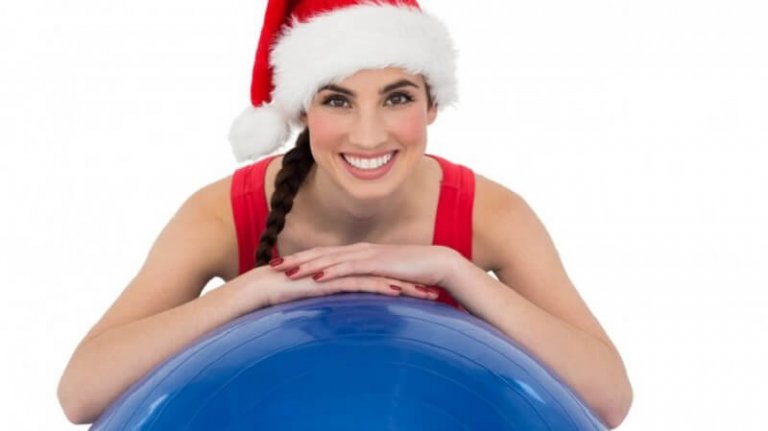 サンタ帽をかぶった女性 高血糖