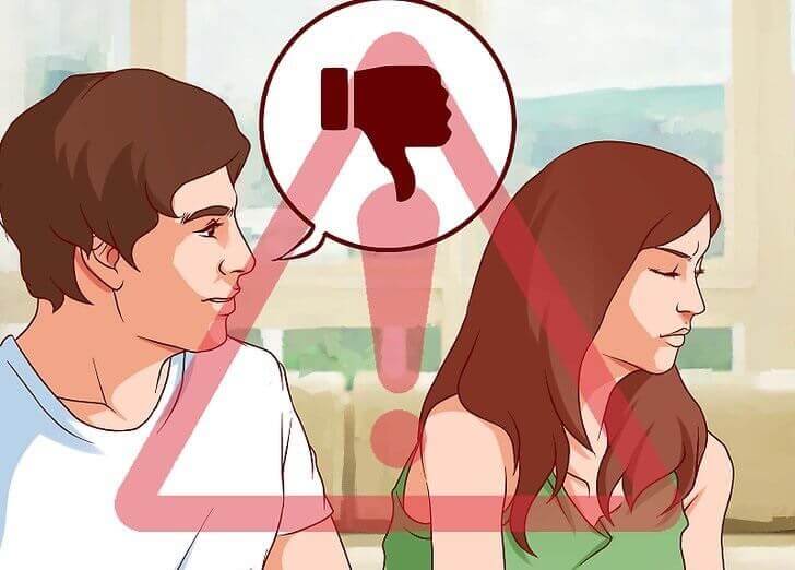 ケンカ中のカップル