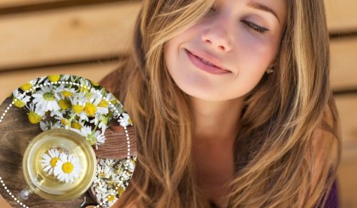 カモミールティーで髪を明るく