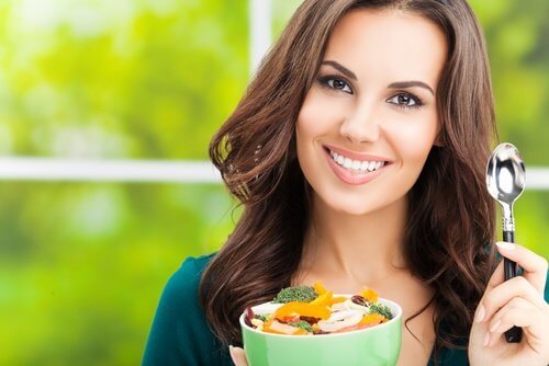 健康な食事　雑誌のボディ