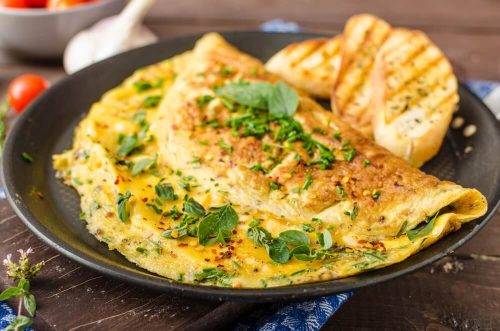 オムレツ 低カロリーな朝食