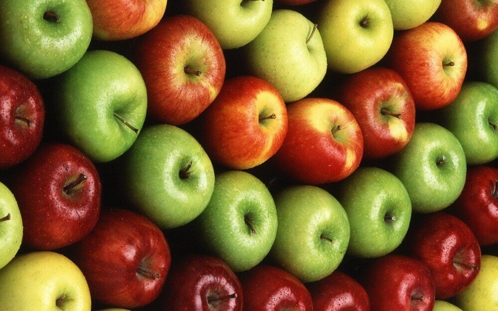りんご　化学肥料やスプレーが使われているかわかる食材