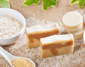 角質除去効果のある オートミール石鹸 を作る方法