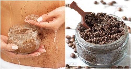 ストレッチマークに効果的なコーヒーとココナッツオイルスクラブ