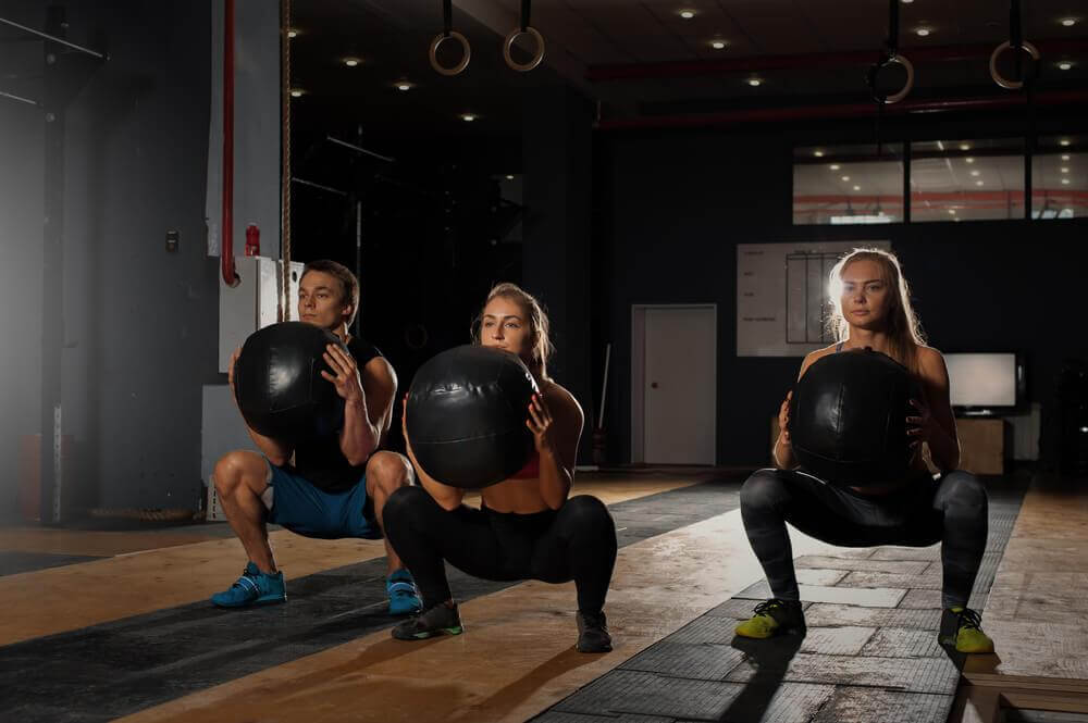 ボールスクワット