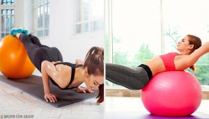 バランスボールを使ったエクササイズ