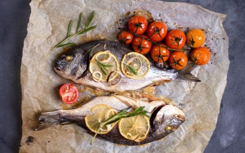 黒鯛のオーブン焼き