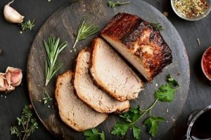 簡単でおいしいブルーチーズと豚ロース肉