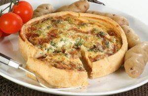 野菜とソフトチーズの美味しいキッシュの作り方