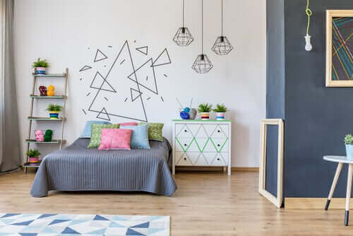 子供部屋の壁収納