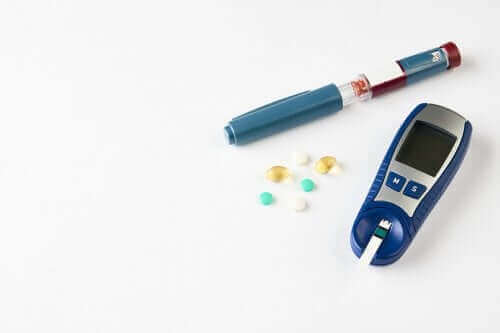 糖をチェックする糖尿病のコントロールデバイス