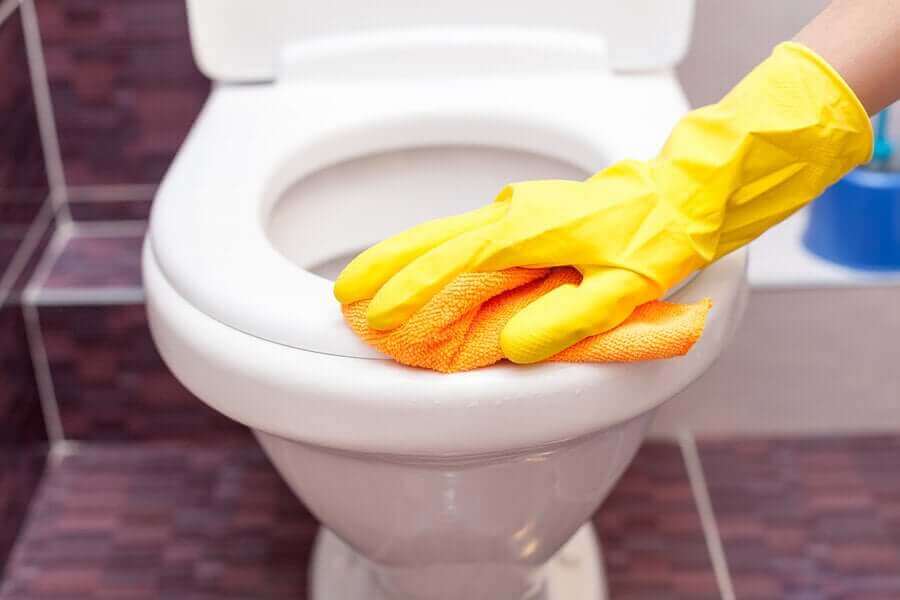 新型コロナウイルス:家の掃除と消毒に関する推奨事項 トイレ掃除
