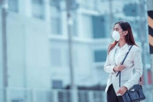 新型コロナウイルスからの保護に役立つマスク