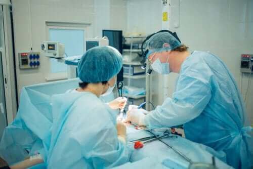腹腔内膿瘍について知っていますか？  手術を行う外科医たち