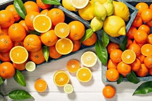 ビタミン欠乏症が引き起こす可能性のある病気　柑橘類