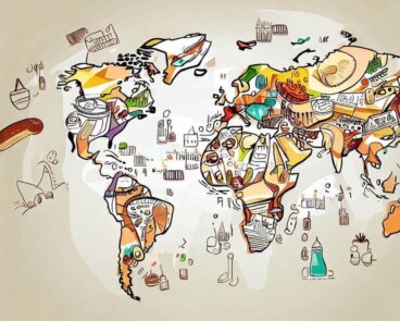 1日の摂取カロリーが最も高い国トップ10とその食事内容